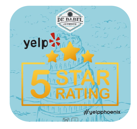 5 Star Rating on Yelp