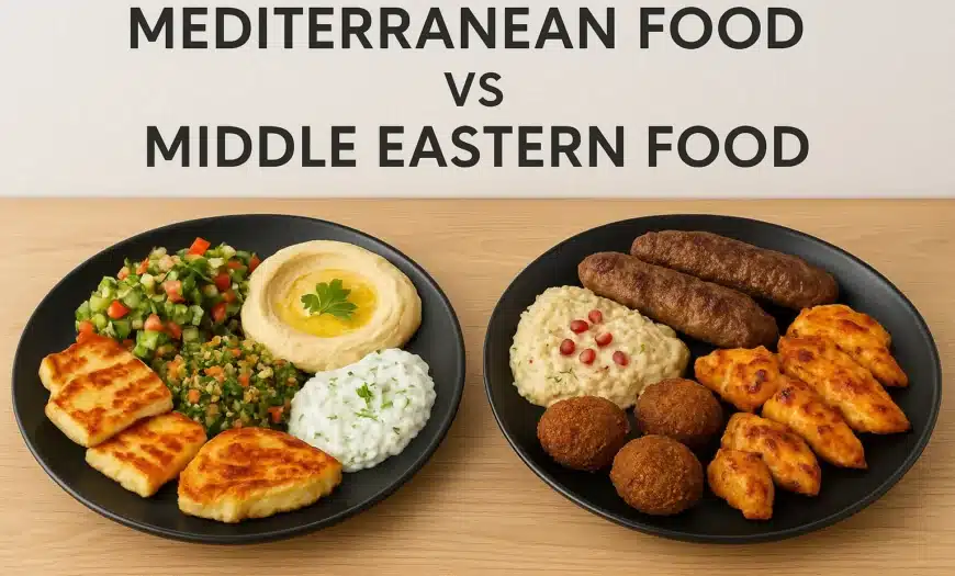 Mediterranean Food vs Middle Eastern Food