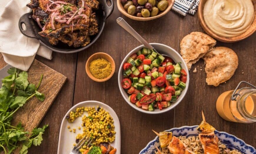 middle eastern catering menu